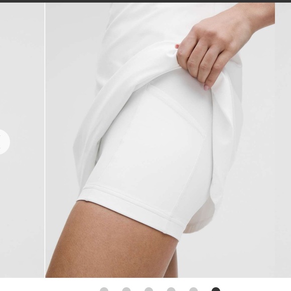 Lululemon 🍋White Align High-Neck Dress A/B Cup NWT Size 6 - Picture 5 of 11